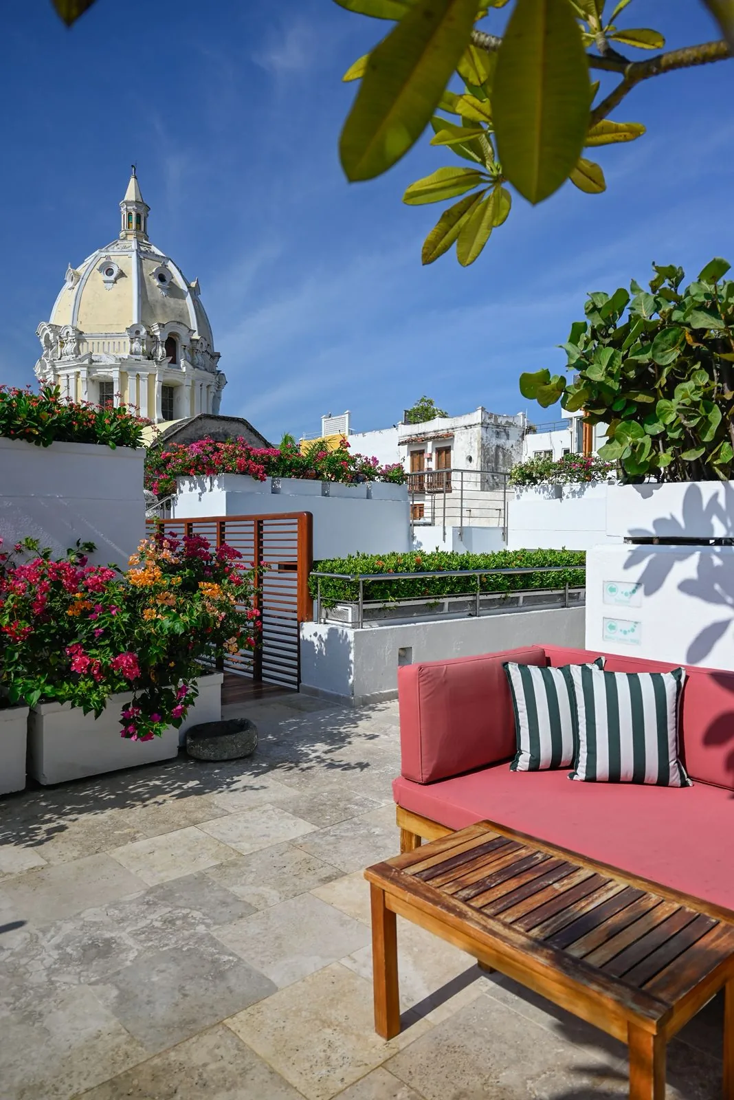 View across Cartagena from Casa Claver