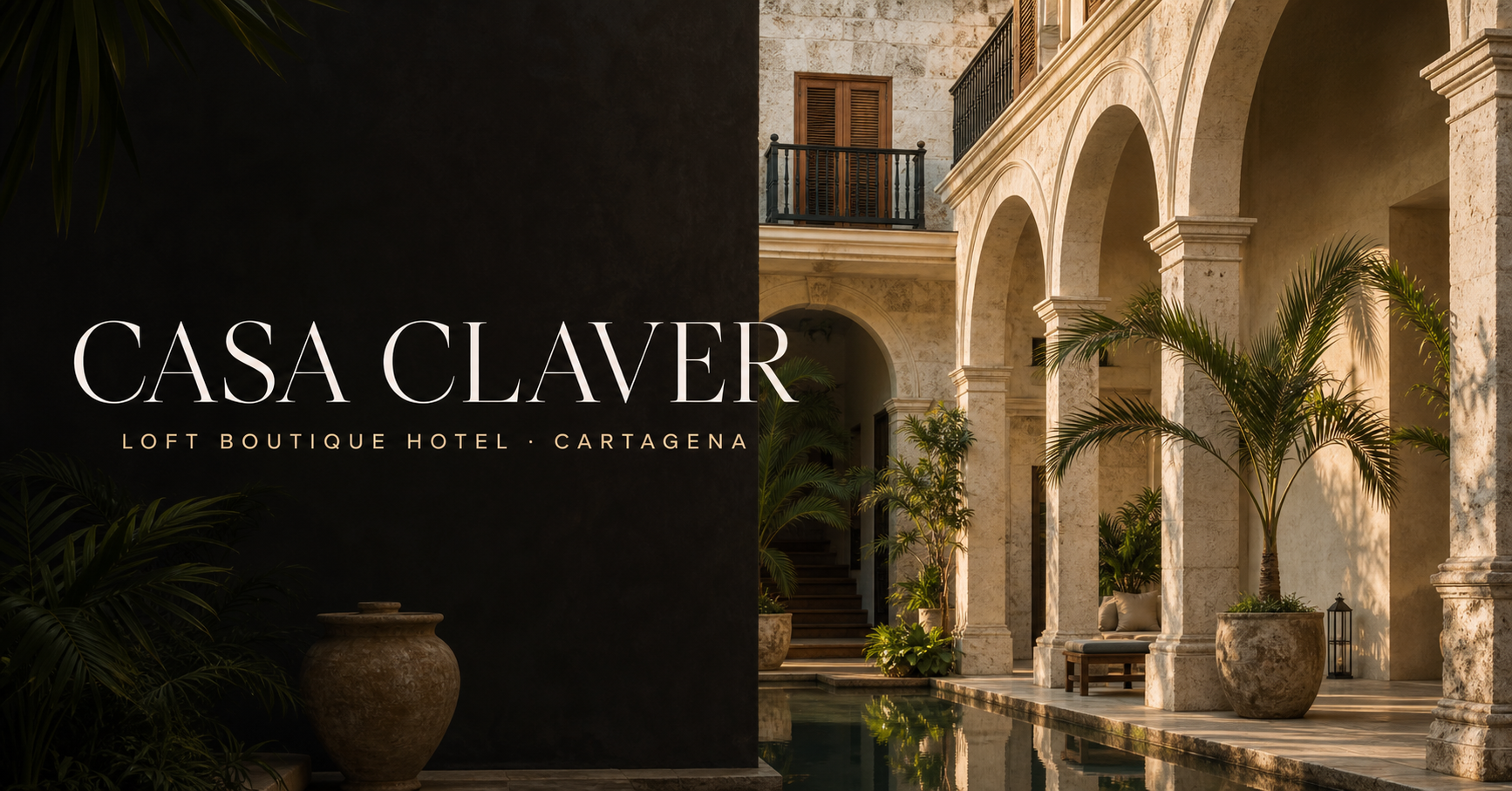 Historic interior at Casa Claver